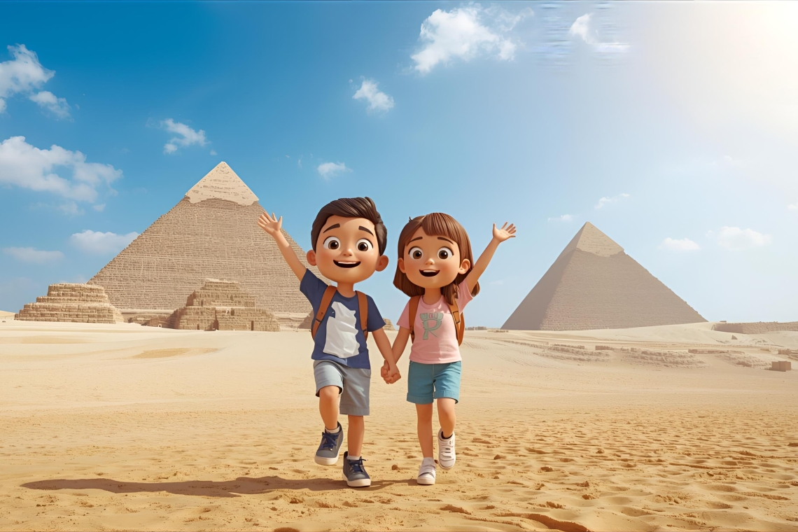 Τζακ και Τζίνι στις πυραμίδες της Αιγύπτου